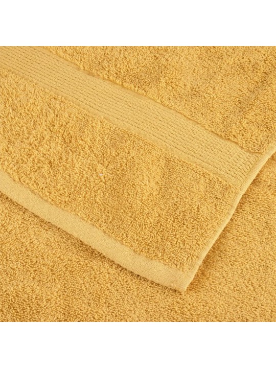 Premium ručníky solund 2 ks zlaté 80 x 200 cm 600 g/m²