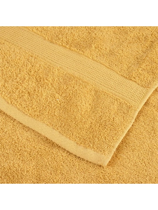 Premium ručníky solund 10 ks zlaté 80 x 200 cm 600 g/m²