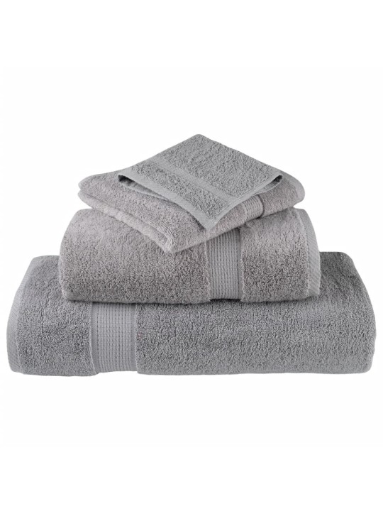 Premium ručníky solund 10 ks šedé 30 x 50 cm 600 g/m²