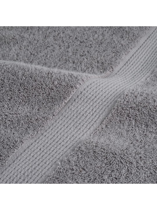 Premium ručníky solund 2 ks šedé 50 x 100 cm 600 g/m²