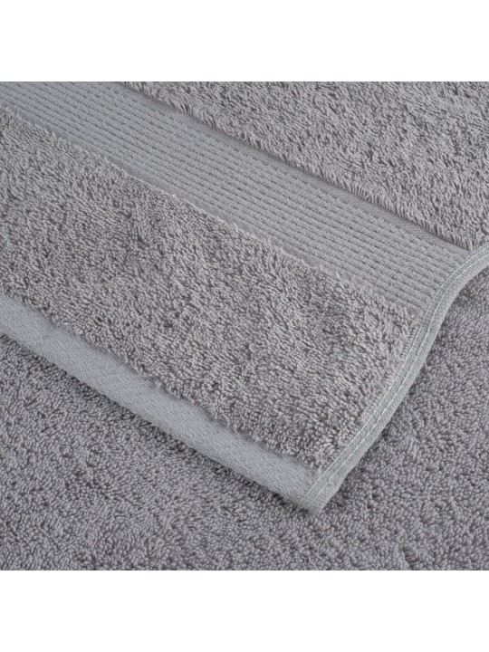 Premium ručníky solund 2 ks šedé 100 x 200 cm 600 g/m²