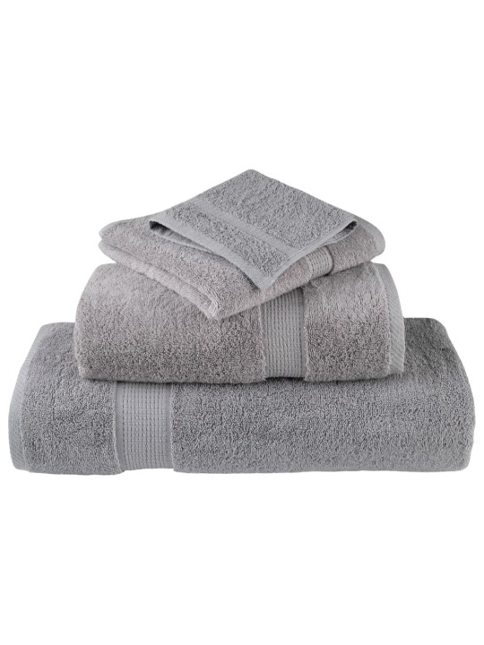 Premium ručníky solund 4 ks šedé 100 x 200 cm 600 g/m²