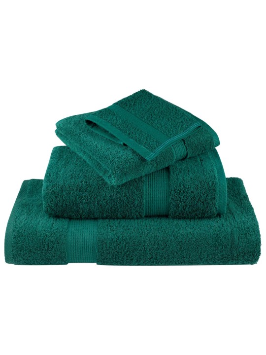 Premium ručníky solund 4 ks zelené 80 x 200 cm 600 g/m²