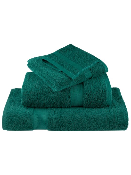 Premium ručníky solund 10 ks zelené 100 x 200 cm 600 g/m²