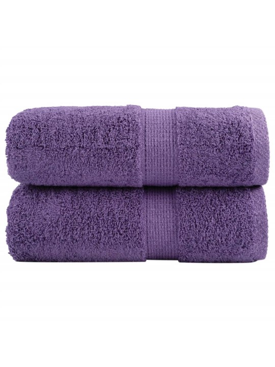 Premium ručníky na ruce solund 2 ks fialové 30 x 30 cm 600 g/m²
