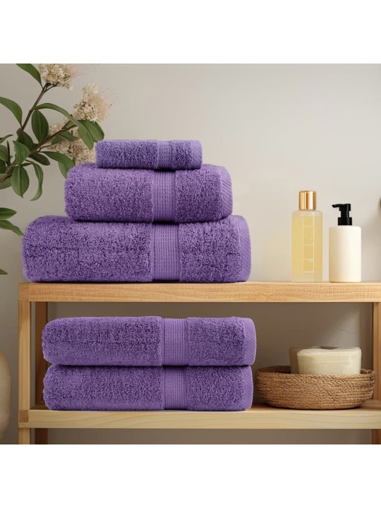 Premium ručníky solund 4 ks fialové 30 x 50 cm 600 g/m²