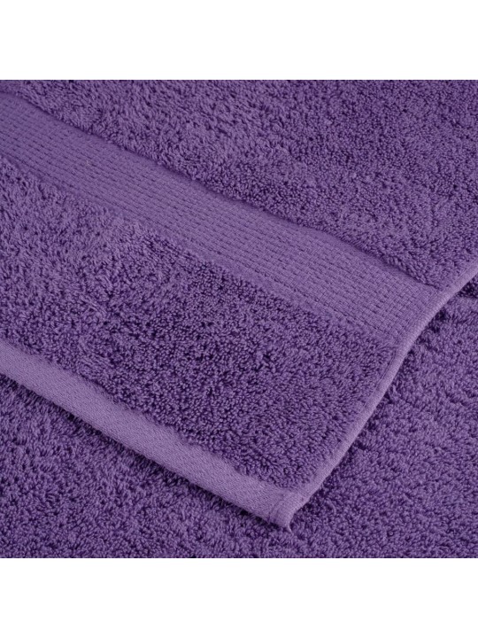 Premium ručníky solund 2 ks fialové 50 x 100 cm 600 g/m²