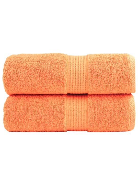 Premium ručníky solund 2 ks oranžové 30 x 50 cm 600 g/m²
