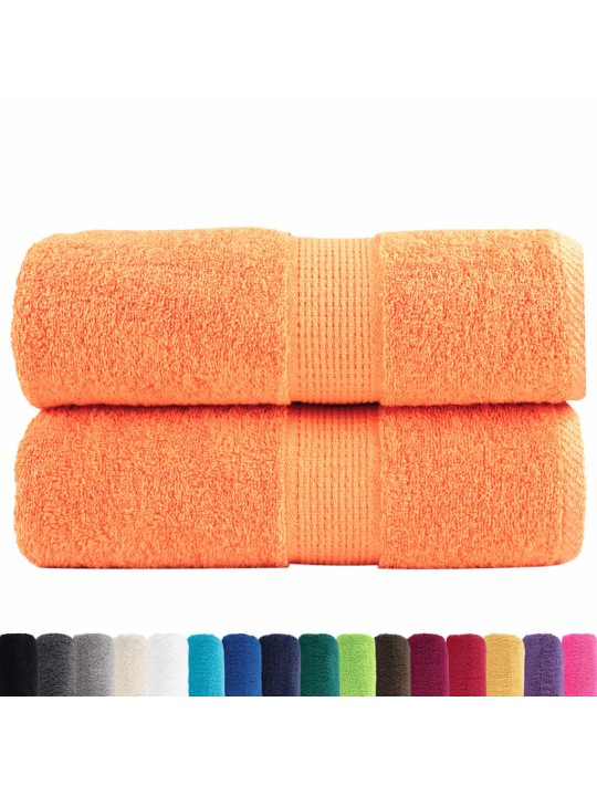 Premium ručníky solund 2 ks oranžové 30 x 50 cm 600 g/m²