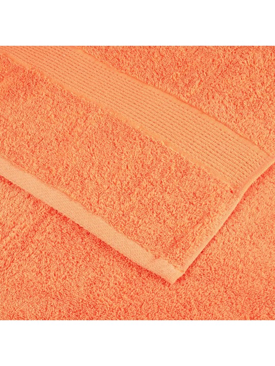 Premium ručníky solund 2 ks oranžové 100 x 200 cm 600 g/m²