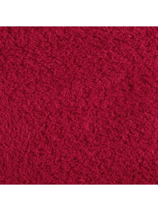 Premium ručníky solund 10 ks červené 70 x 140 cm 600 g/m²