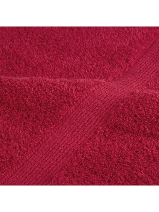 Premium ručníky solund 2 ks červené 80 x 200 cm 600 g/m²