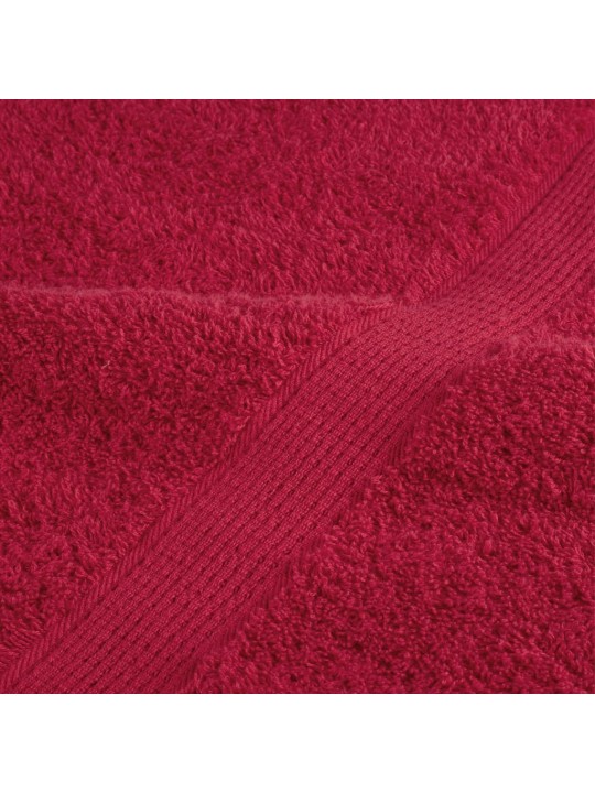 Premium ručníky solund 2 ks červené 100 x 200 cm 600 g/m²