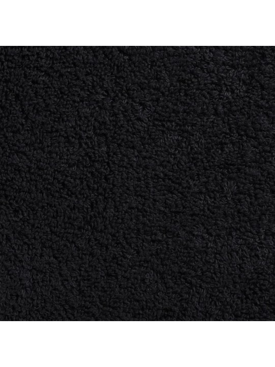 Premium ručníky solund 2 ks černé 50 x 100 cm 600 g/m²