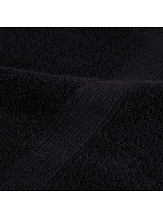 Premium ručníky solund 4 ks černé 50 x 100 cm 600 g/m²