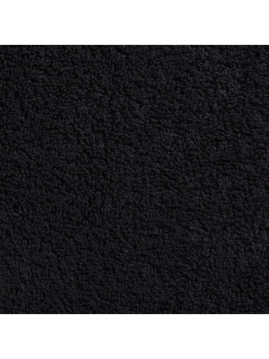 Premium ručníky solund 4 ks černé 70 x 140 cm 600 g/m²