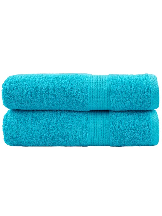 Premium ručníky solund 2 ks tyrkysové 50 x 100 cm 600 g/m²