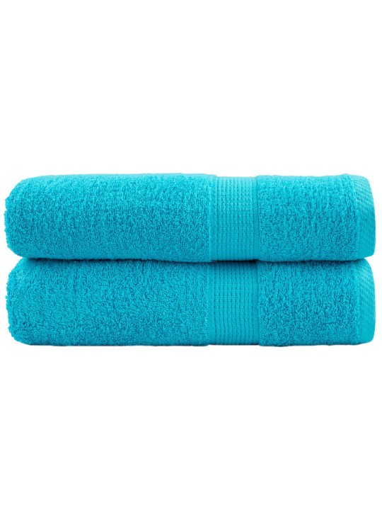 Premium ručníky solund 2 ks tyrkysové 70 x 140 cm 600 g/m²