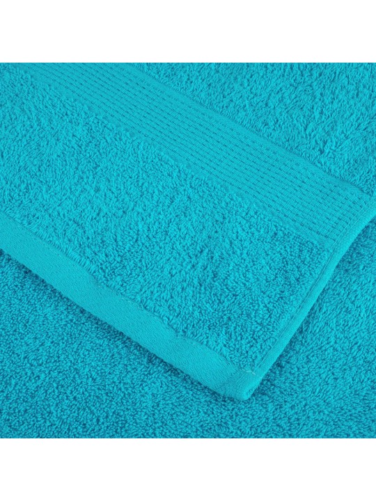 Premium ručníky solund 4 ks tyrkysové 80 x 200 cm 600 g/m²