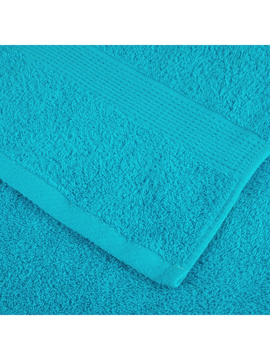 Premium ručníky solund 10 ks tyrkysové 80x200 cm 600 g/m²