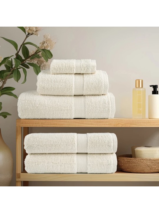 Premium ručníky na ruce solund 2 ks krémové 30 x 30 cm 600 g/m²