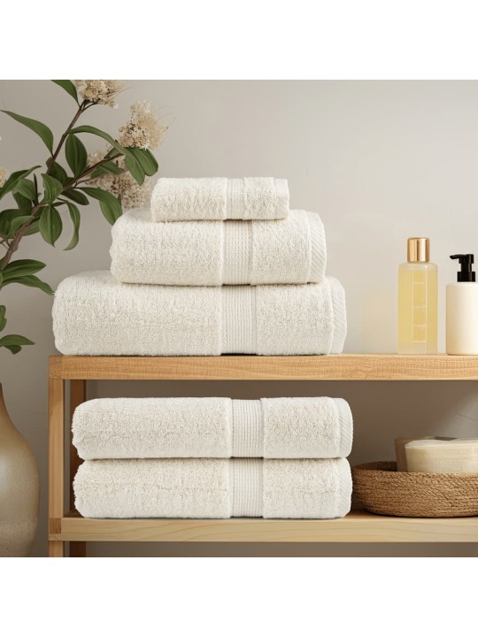 Premium ručníky solund 2 ks krémové 30 x 50 cm 600 g/m²