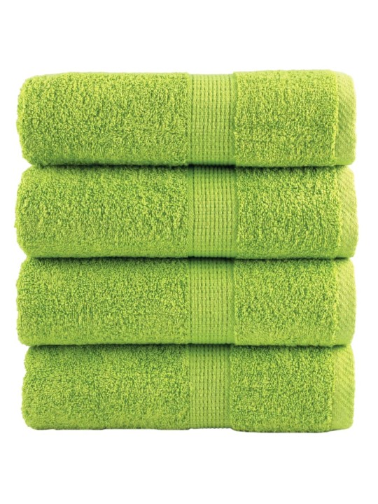 Premium ručníky na ruce solund 4ks zelené 30x30cm 600 g/m²