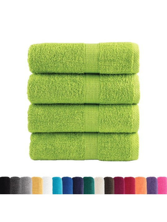 Premium ručníky na ruce solund 4ks zelené 30x30cm 600 g/m²