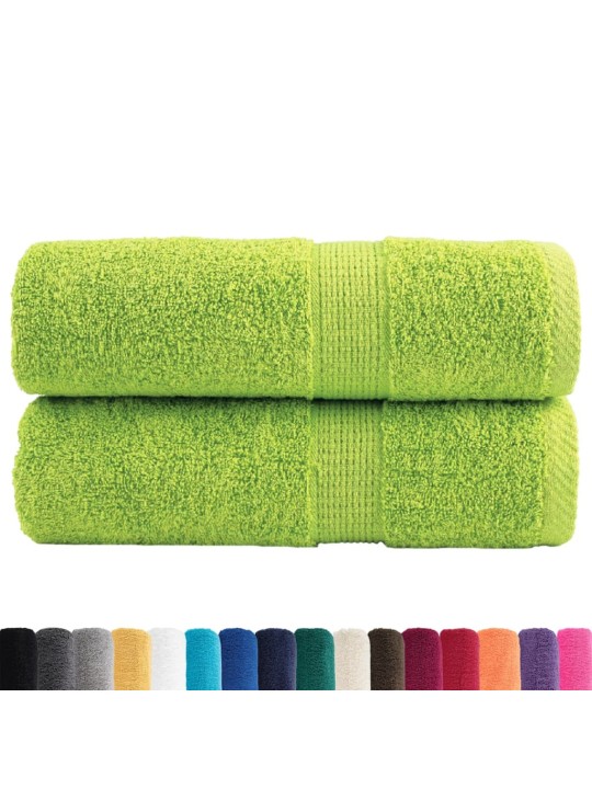 Premium ručníky solund 2ks jablkově zelené 30x50cm 600g/m²