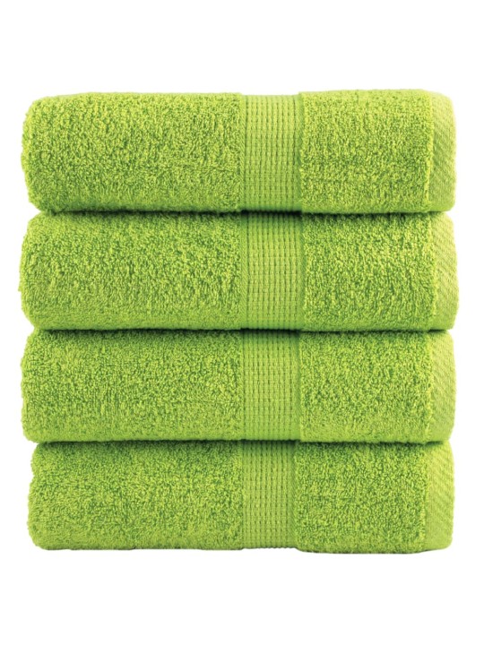 Premium ručníky solund 4ks jablkově zelené 30x50cm 600g/m²