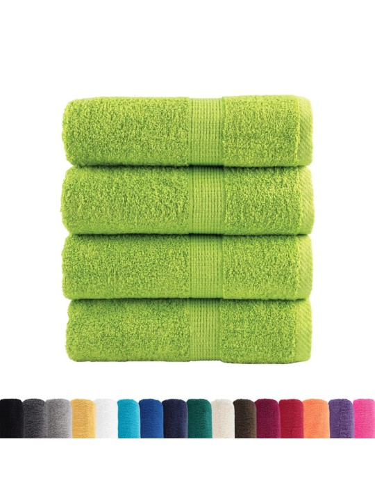 Premium ručníky solund 4ks jablkově zelené 30x50cm 600g/m²