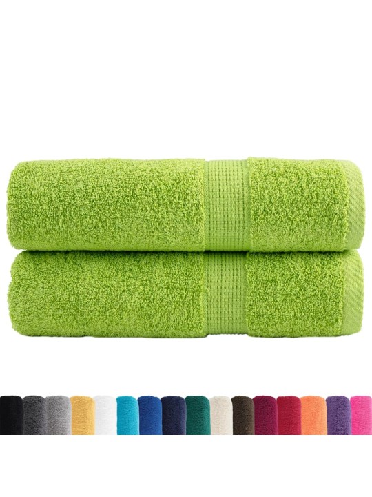 Premium ručníky solund 2 jablkově zelené 50x100cm 600 g/m²