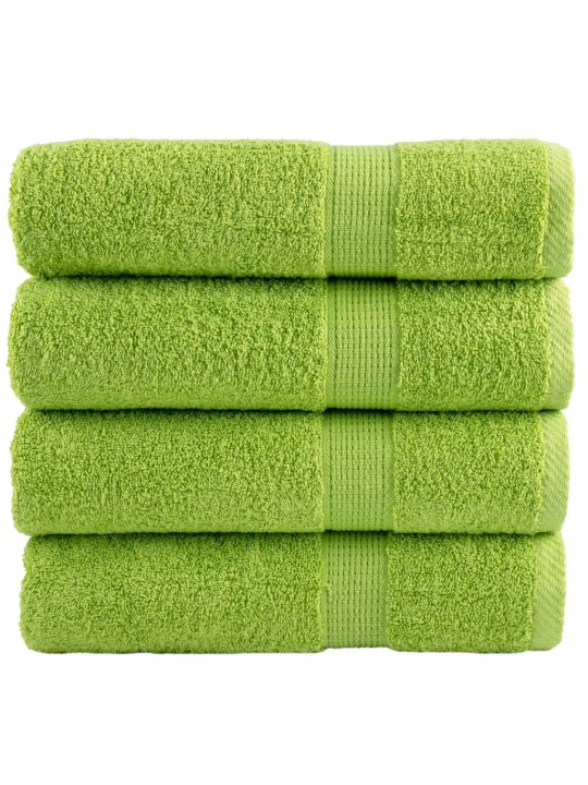 Premium ručníky solund 4 jablkově zelené 50x100cm 600 g/m²