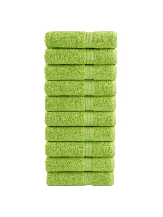 Premium ručníky solund 10 jablkově zelené 50x100cm 600g/m²
