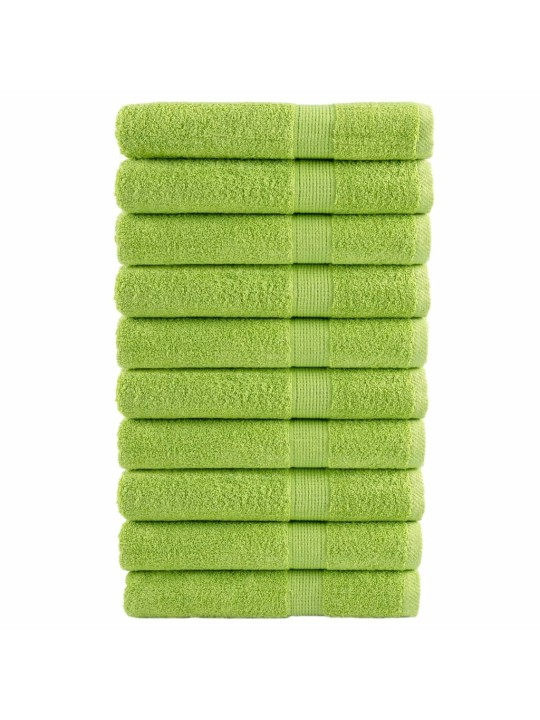 Premium ručníky solund 10 jablkově zelené 80x200cm 600g/m²