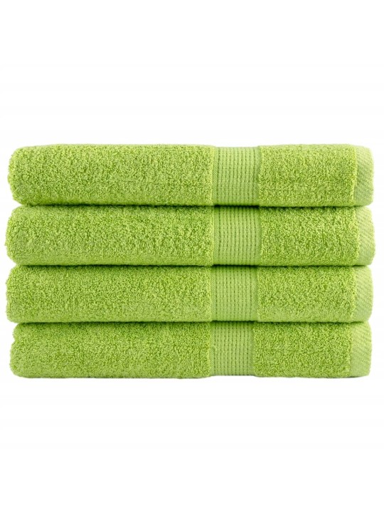 Premium ručníky solund 4 jablkově zelené 100x200cm 600g/m²