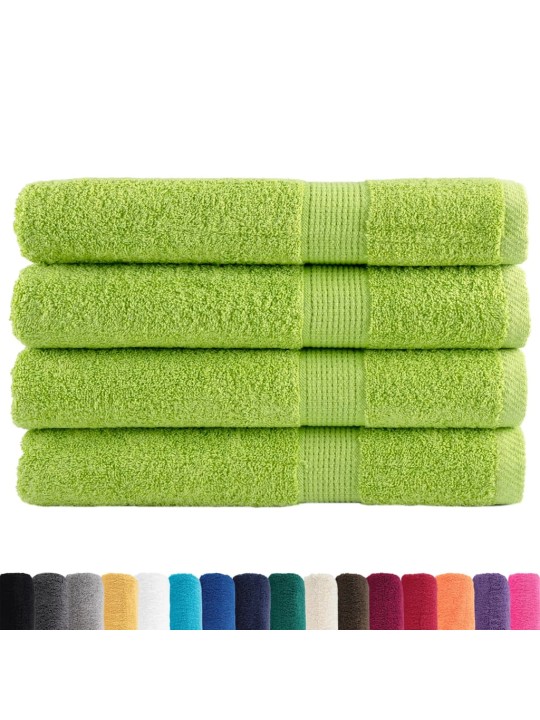 Premium ručníky solund 4 jablkově zelené 100x200cm 600g/m²