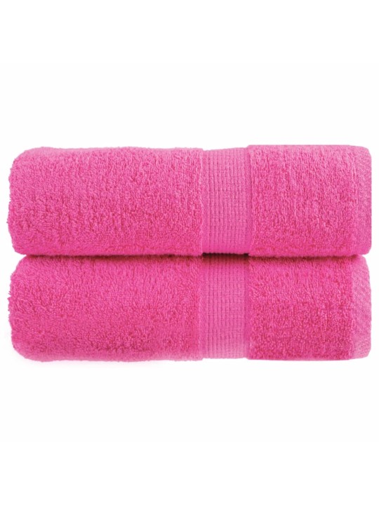 Premium ručníky na ruce solund 2ks růžové 30x30cm 600 g/m²