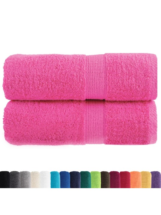 Premium ručníky na ruce solund 2ks růžové 30x30cm 600 g/m²