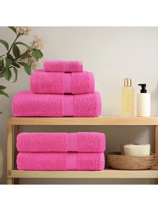 Premium ručníky na ruce solund 2ks růžové 30x30cm 600 g/m²