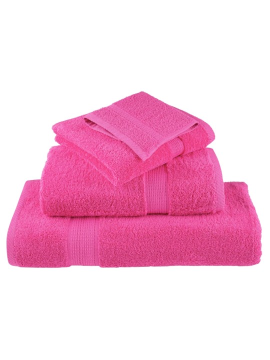 Premium ručníky na ruce solund 2ks růžové 30x30cm 600 g/m²