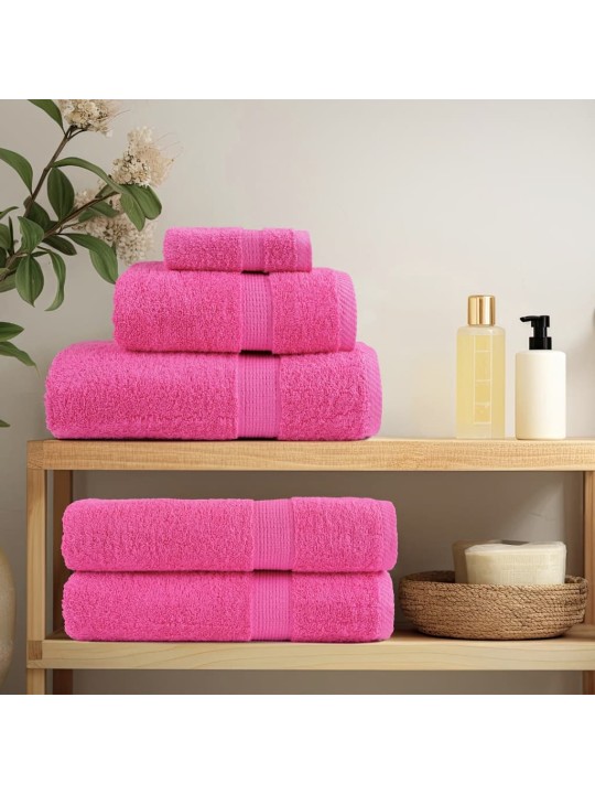 Premium ručníky solund 4 ks růžové 50 x 100 cm 600 g/m²