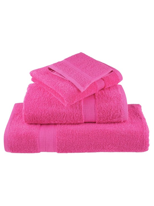 Premium ručníky solund 4 ks růžové 50 x 100 cm 600 g/m²