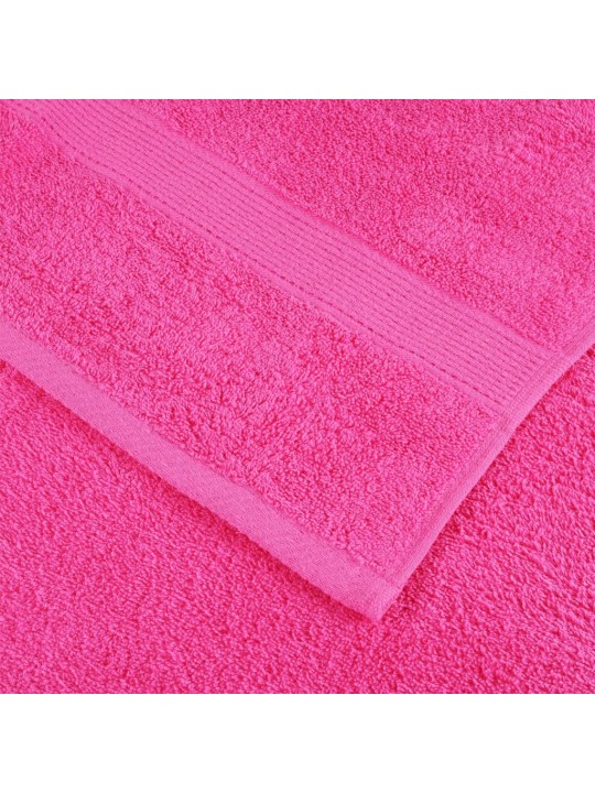 Premium ručníky solund 10 ks růžové 80 x 200 cm 600 g/m²