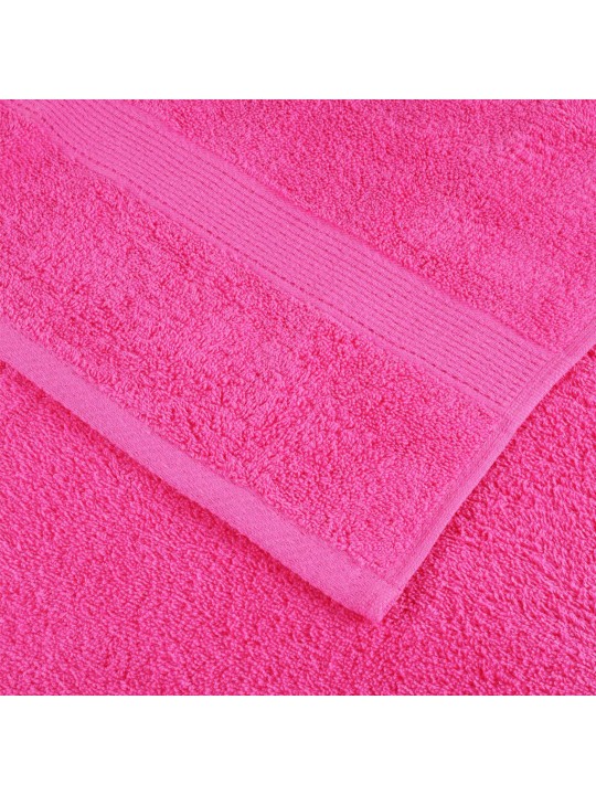 Premium ručníky solund 2 ks růžové 100 x 200 cm 600 g/m²