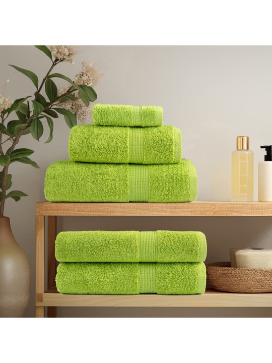 12dílná sada ručníků premium solund zelená 600 g/m²