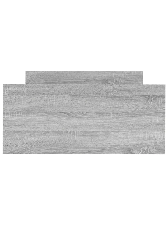 Rám postele šedý sonoma 100 x 200 cm kompozitní dřevo