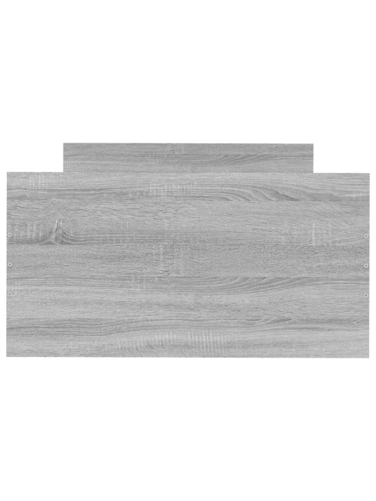 Rám postele šedý sonoma 75x190 cm Small Single kompozitní dřevo