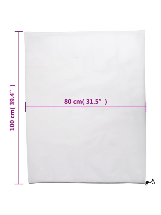 Ochranné návleky se stahovací šňůrkou 4 ks 70 g/m² 0,8 x 1 m