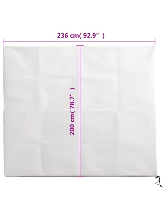 Ochranný návlek na rostliny na zip 70 g/m² 2,36 x 2 m